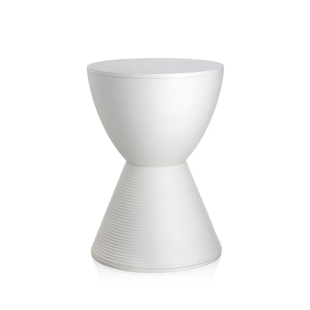 Kartell - Tabouret prince aha, blanc cire Kartell - Tabouret prince aha, blanc cire