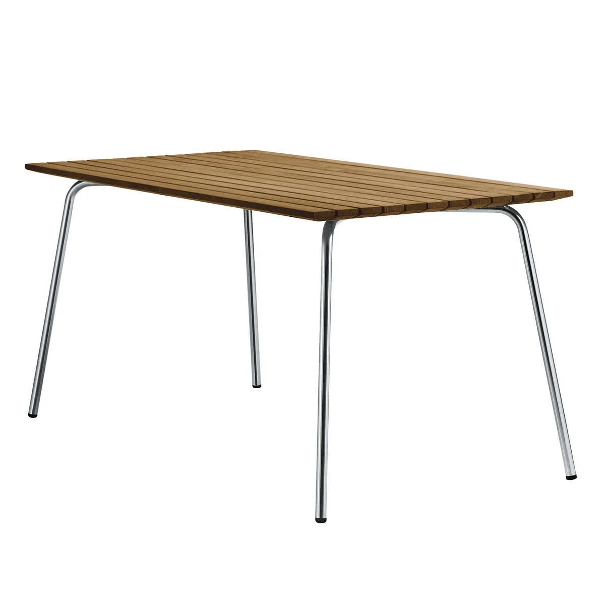 Thonet - S 1040 table de jardin, 150 x 78 cm, tube rond en acier inoxydable / iroko (toutes saisons) Thonet - S 1040 table de jardin, 150 x 78 cm, tube rond en acier inoxydable / iroko (toutes saisons)