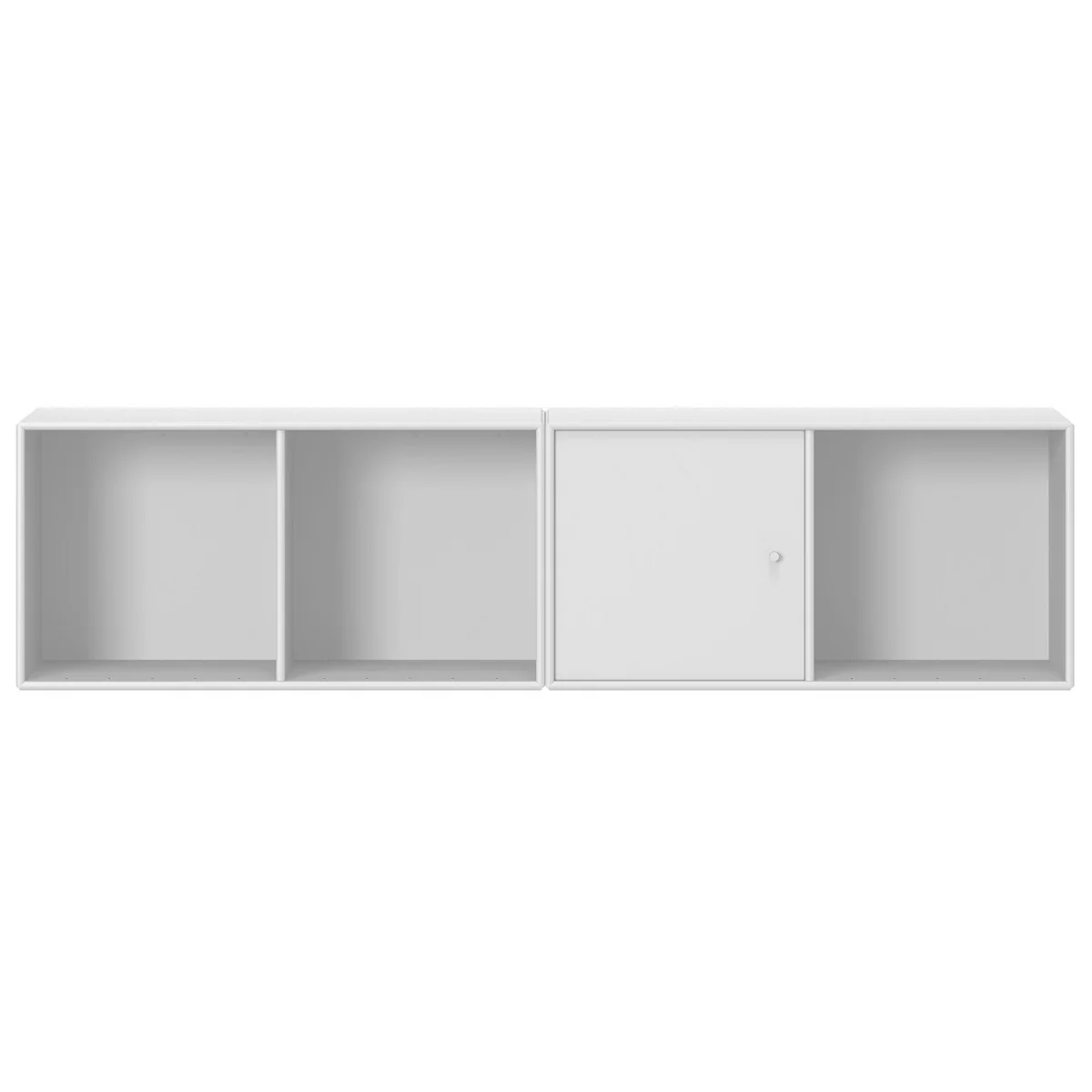 Montana - Etagère en ligne avec suspension, blanc neuf Montana - Etagère en ligne avec suspension, blanc neuf