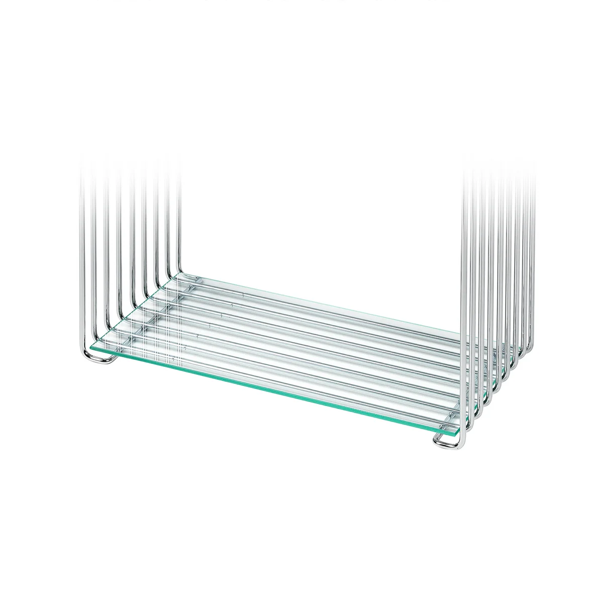 Montana - Etagère pour panton wire 18,8 cm, verre clair Montana - Etagère pour panton wire 18,8 cm, verre clair