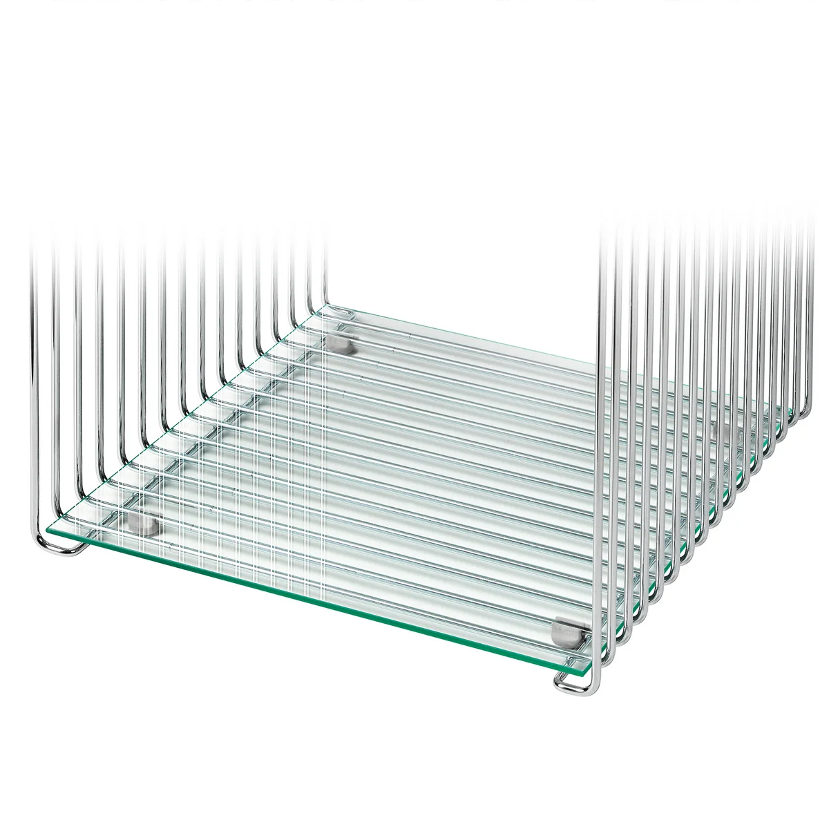Montana - Etagère pour panton wire 34,8 cm, verre clair Montana - Etagère pour panton wire 34,8 cm, verre clair