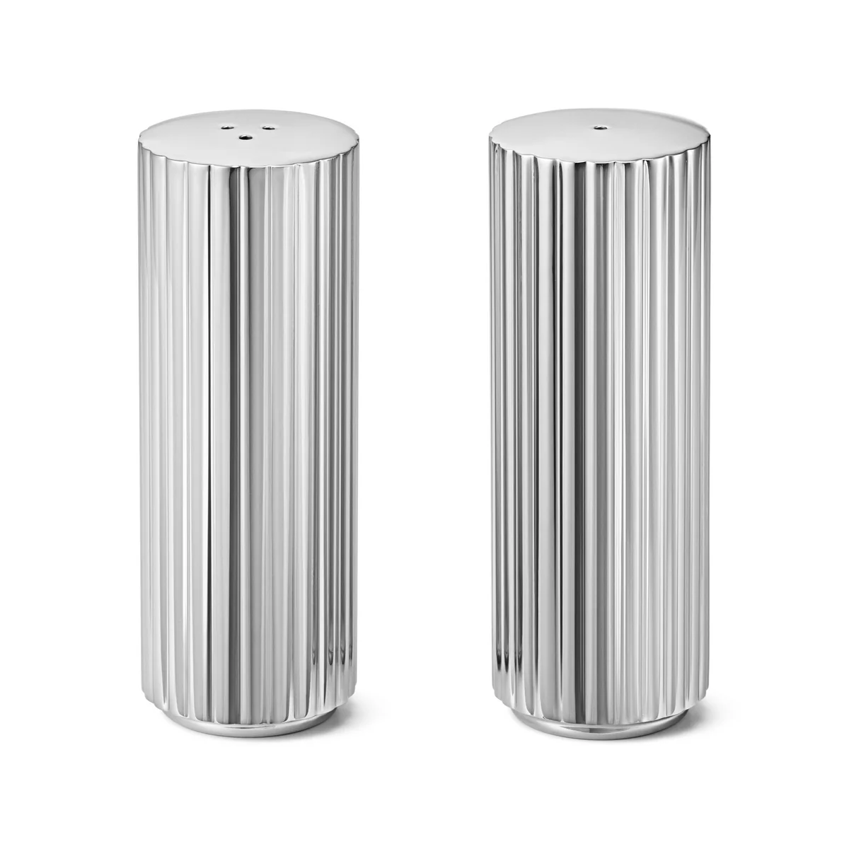 Georg jensen - Salière et poivrière bernadotte (lot de 2), acier inoxydable poli