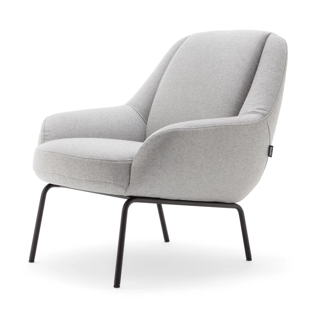 freistil - 138 fauteuil, noir jais (ral 9005) / gris soie (5467) freistil - 138 fauteuil, noir jais (ral 9005) / gris soie (5467)