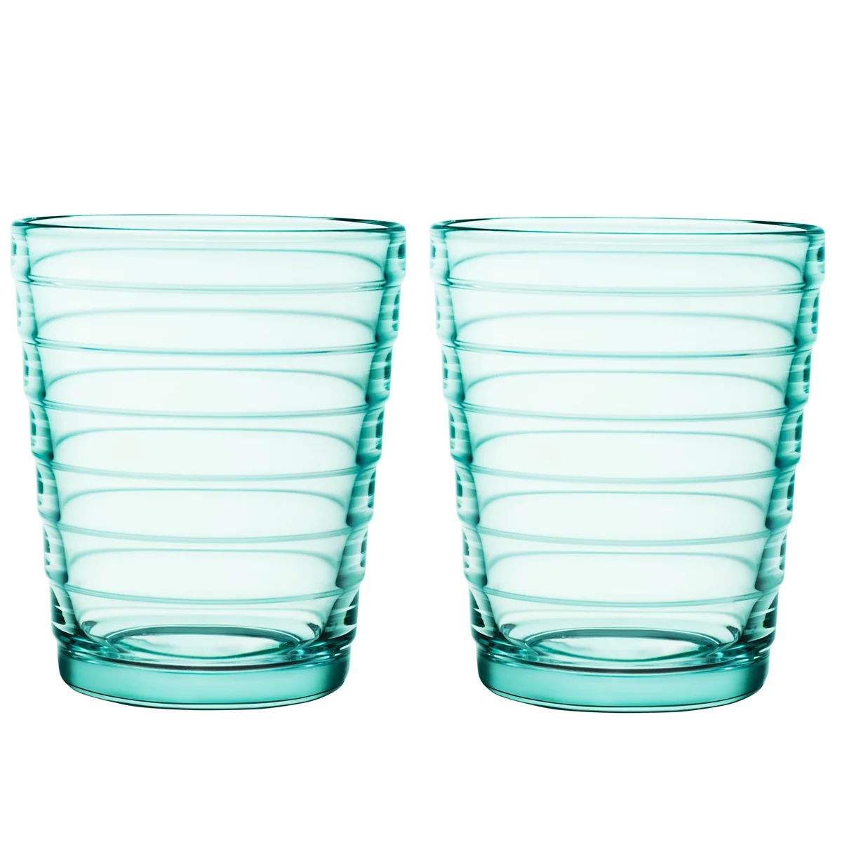 Iittala - Aino Aalto Gobelet en verre 22 cl, vert d'eau (set de 2) Iittala - Aino Aalto Gobelet en verre 22 cl, vert d'eau (set de 2)