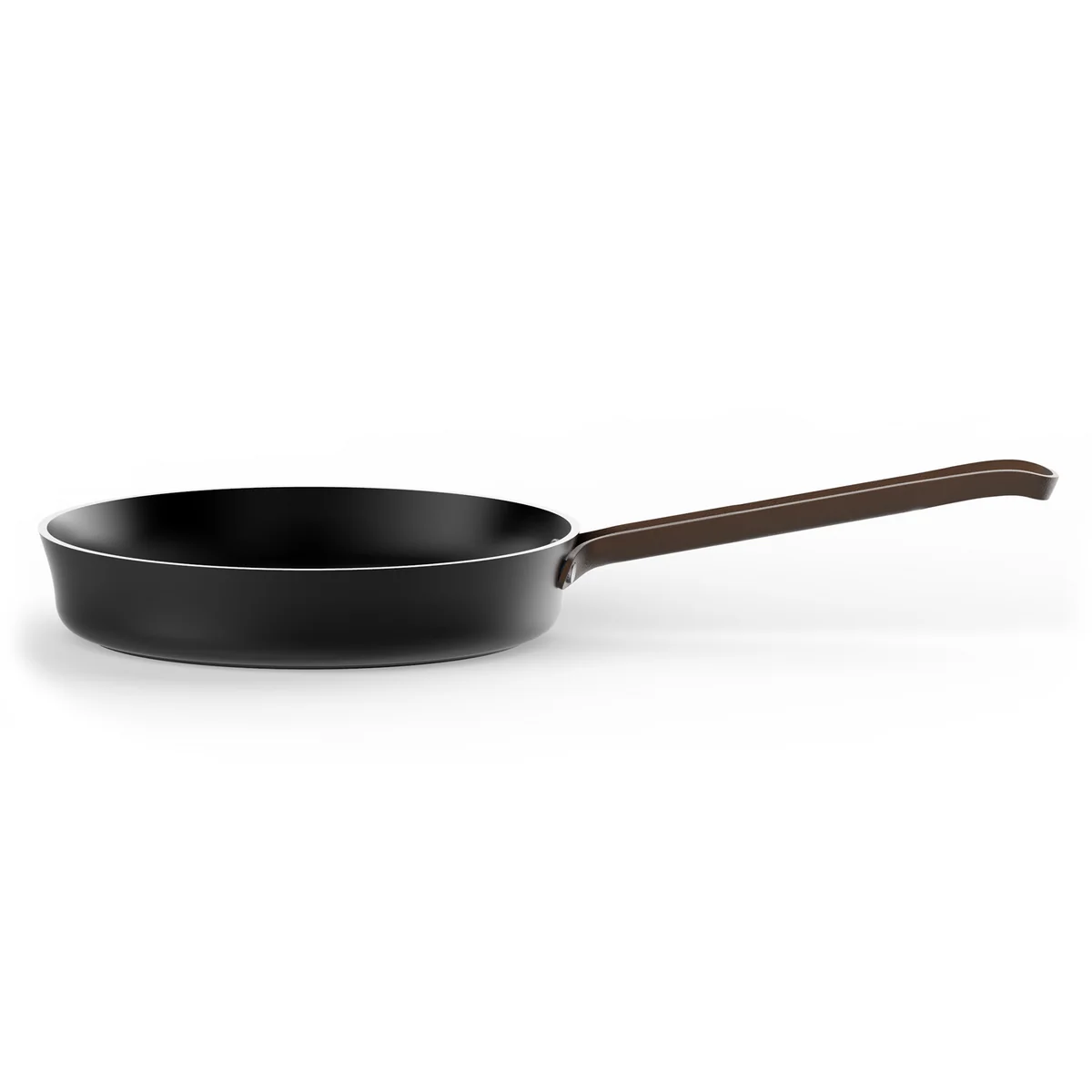 Alessi - Poêle edo avec revêtement antiadhésif ø 24 cm, acier inoxydable noir