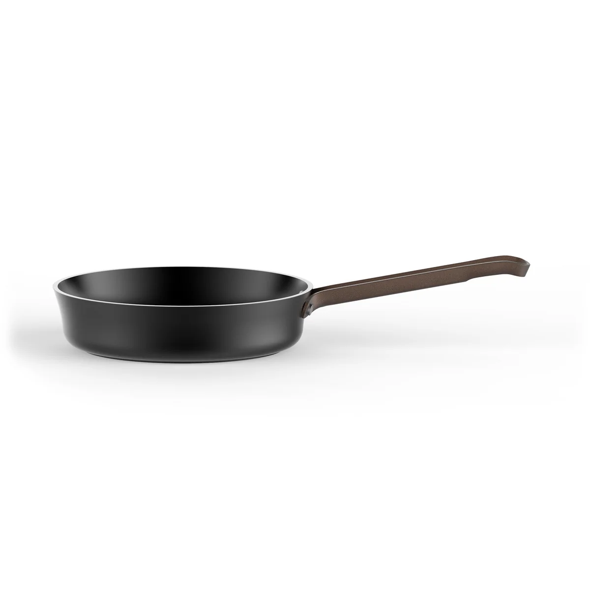 Alessi - Poêle edo avec revêtement antiadhésif ø 20 cm, acier inoxydable noir