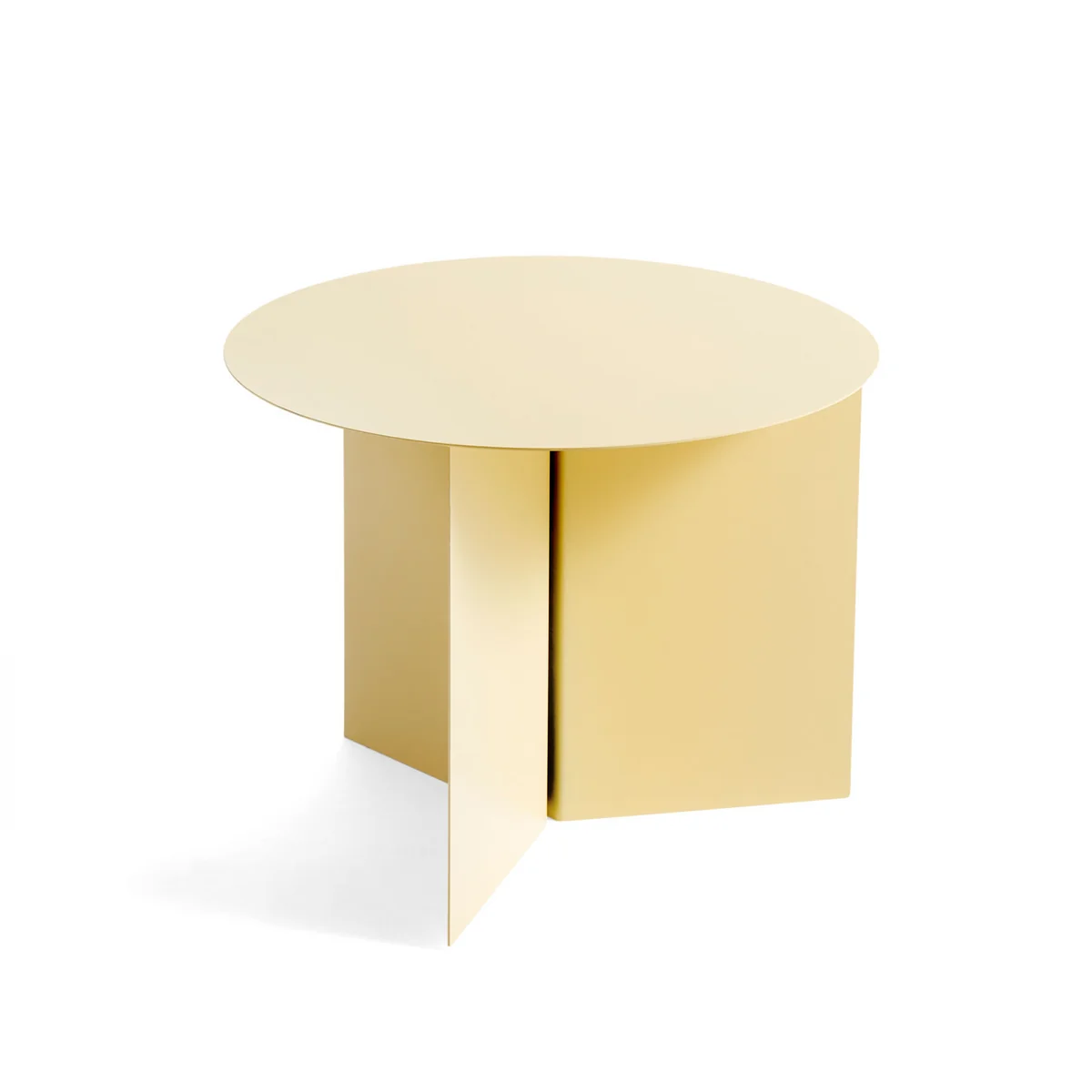 HAY - Slit Table Round Ø 45 x 35,5 cm, jaune clair