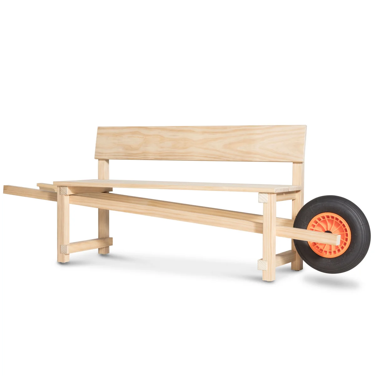 Weltevree - Wheelbench, chêne naturel