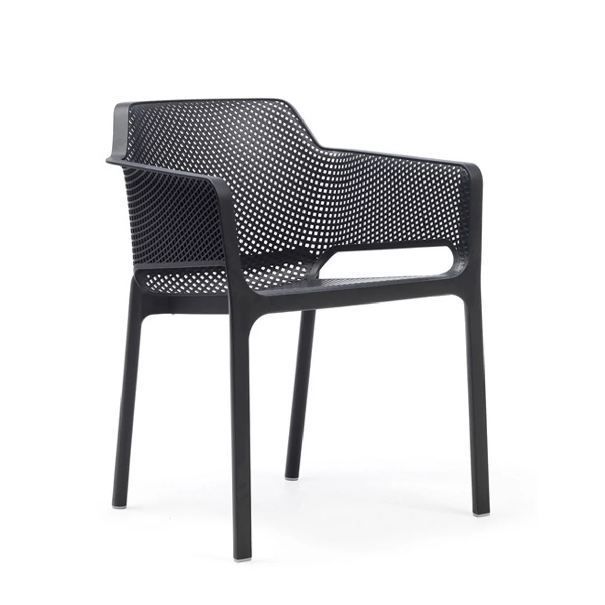 Nardi - Net - Chaise avec accoudoirs, anthracite Nardi - Net - Chaise avec accoudoirs, anthracite
