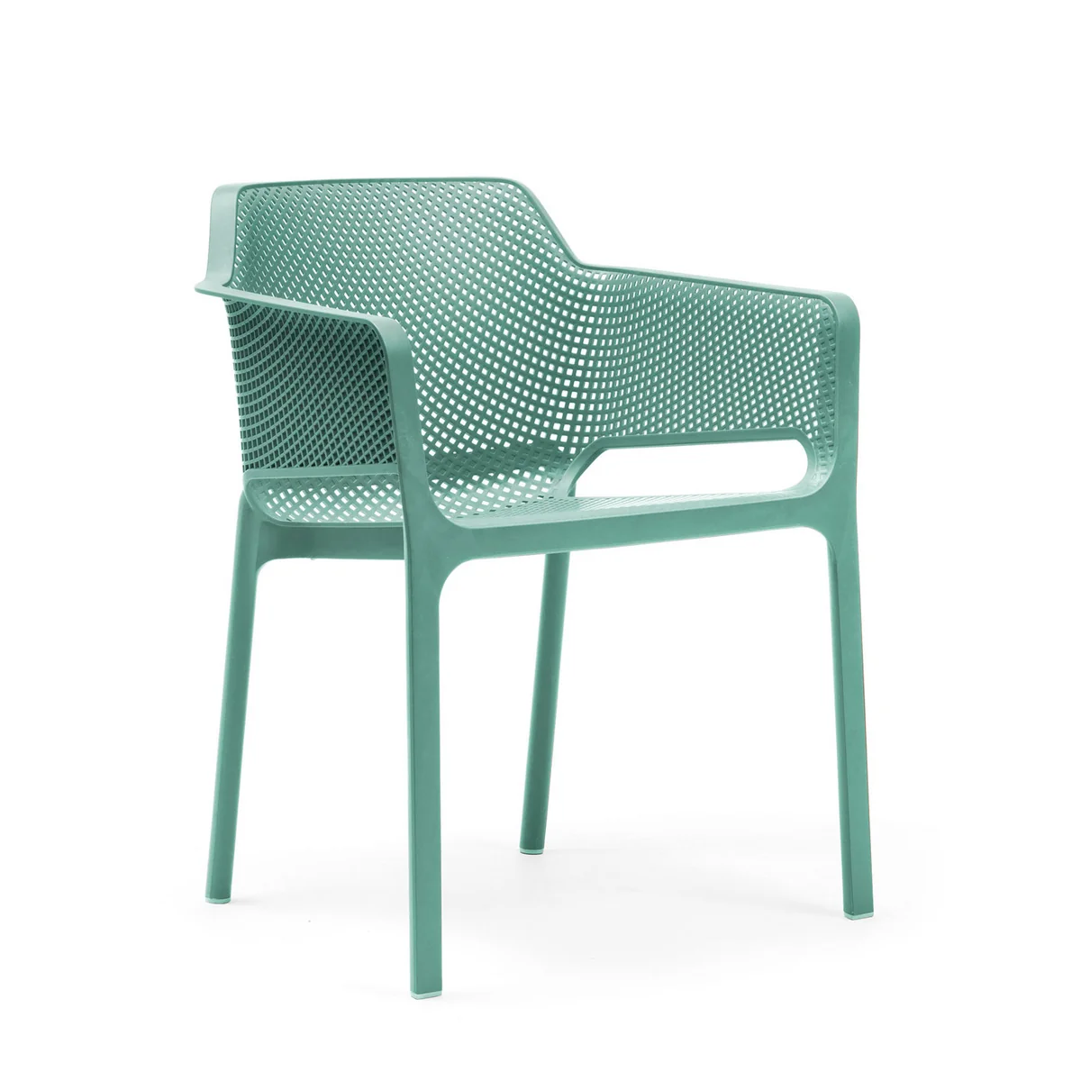 Nardi - Net - Chaise avec accoudoirs, salice Nardi - Net - Chaise avec accoudoirs, salice