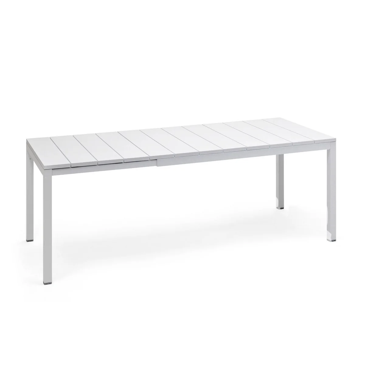 Nardi - Table à glissière rio 140, blanche Nardi - Table à glissière rio 140, blanche