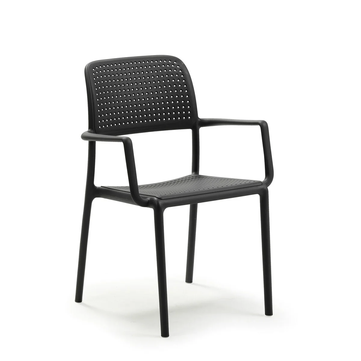 Nardi - Bora Chaise avec accoudoirs, anthracite