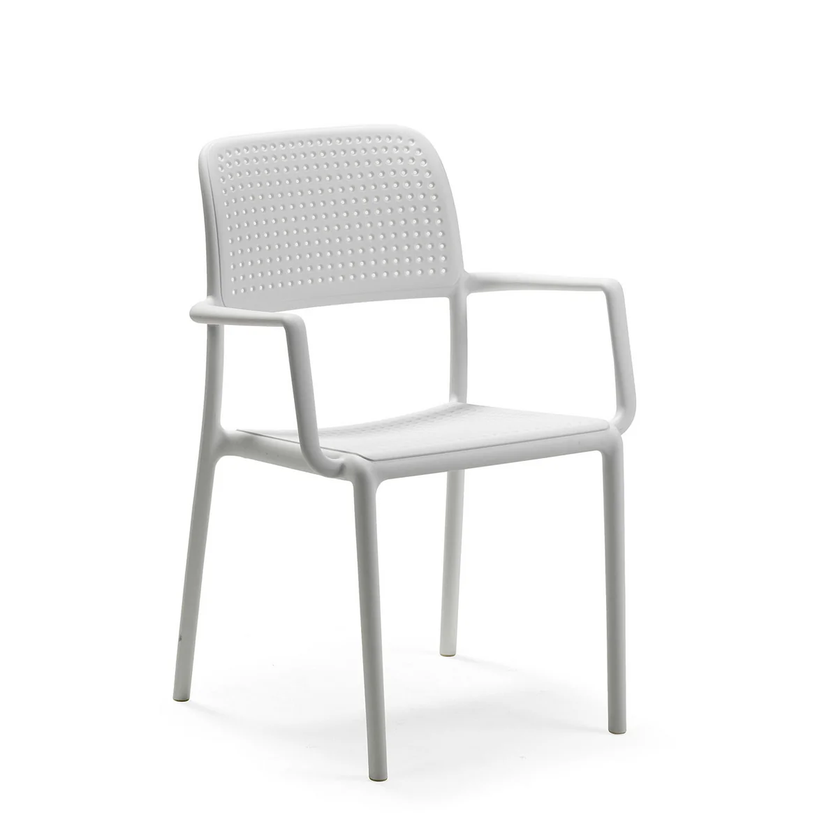 Nardi - Bora Chaise avec accoudoirs, blanc Nardi - Bora Chaise avec accoudoirs, blanc