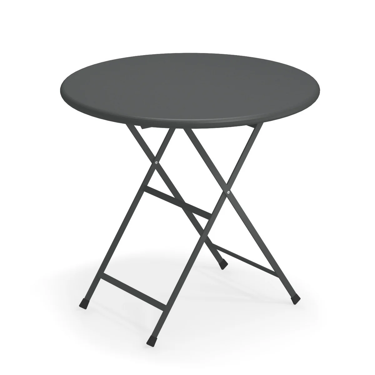Emu - Table pliante arc en ciel, ø 80 x h 74 cm, fer antique Emu - Table pliante arc en ciel, ø 80 x h 74 cm, fer antique