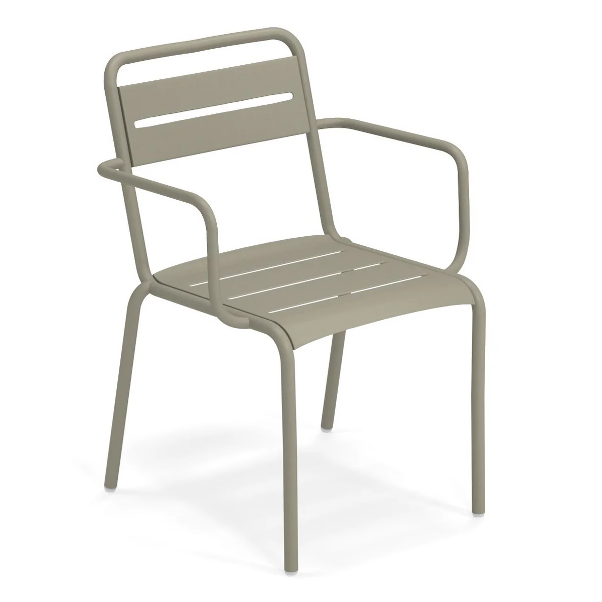 Emu - Star Chaise avec accoudoirs, gris-vert Emu - Star Chaise avec accoudoirs, gris-vert