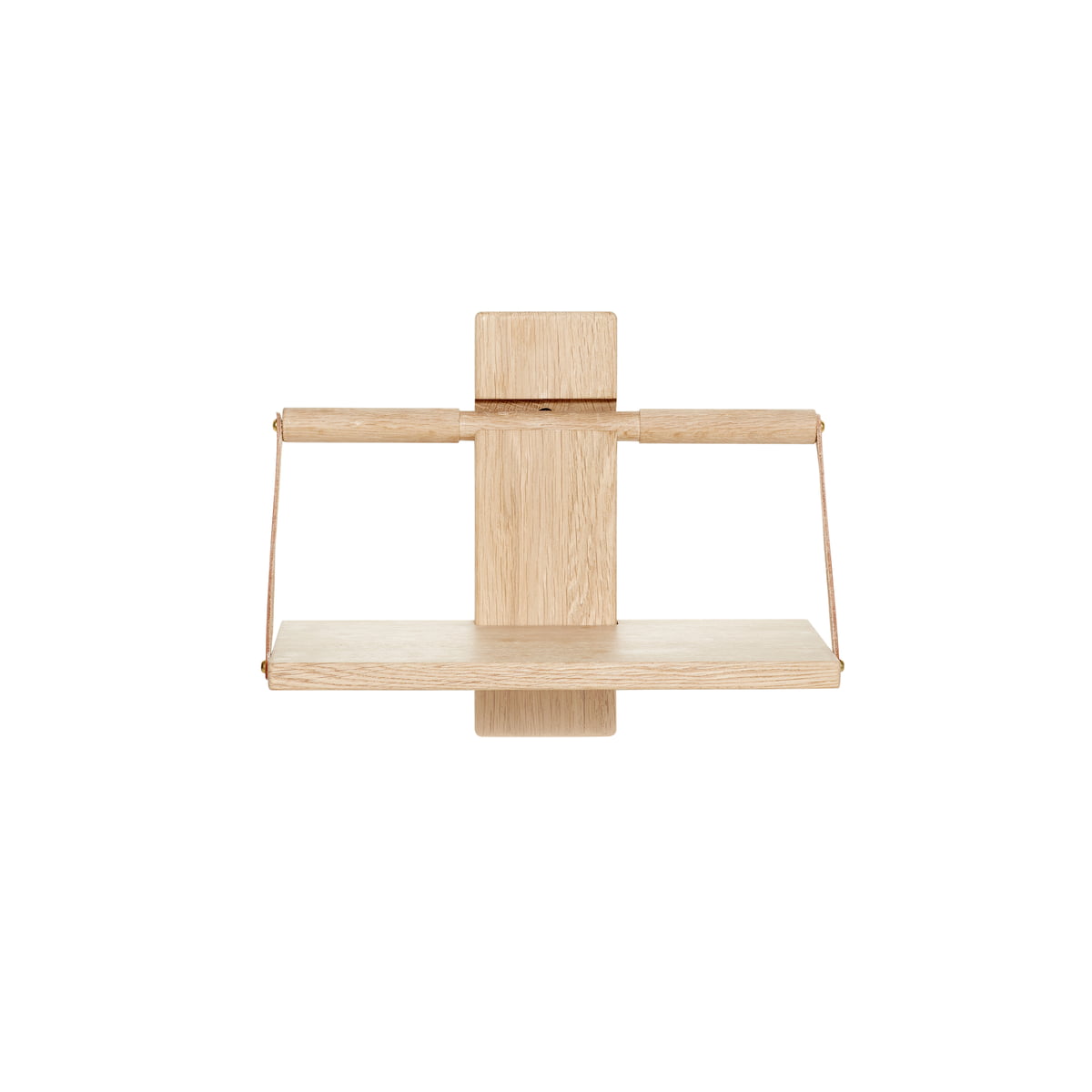 Andersen Furniture - étagère à suspendre Wood Wall, 30 x 18 x 24 cm, chêne