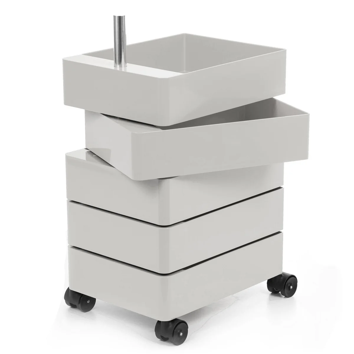 Magis - 360° Container 5 compartiments, gris clair Magis - 360° Container 5 compartiments, gris clair
