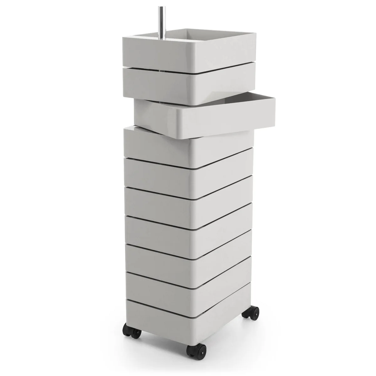 Magis - 360° Container 10 compartiments, gris clair