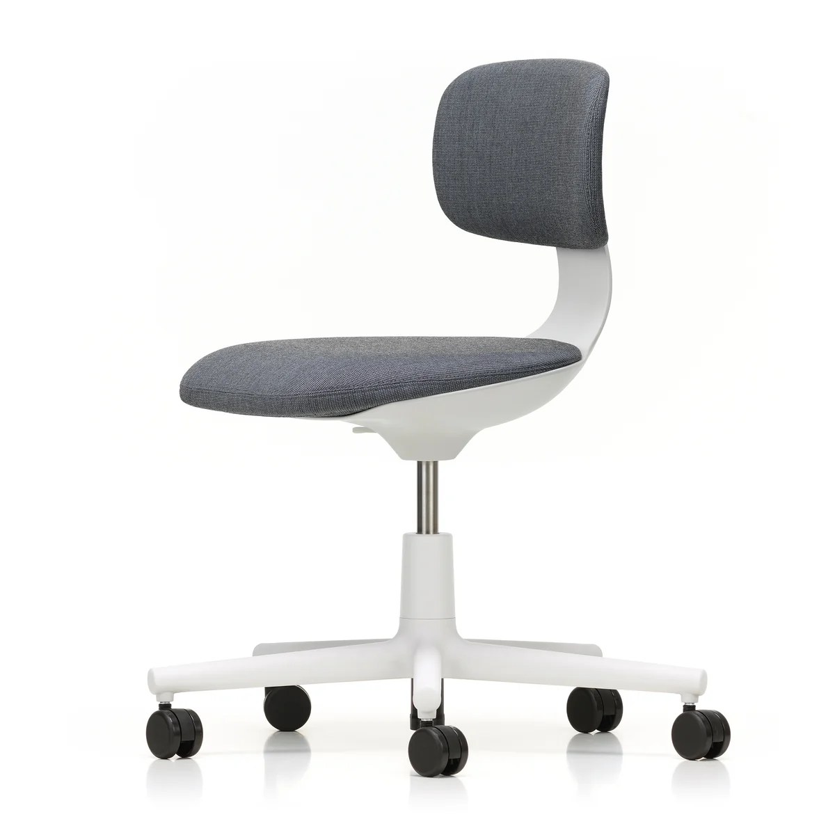 Vitra - Rookie Chaise de bureau, soft grey / Volo 15 gris moyen (roulettes pour sols durs) Vitra - Rookie Chaise de bureau, soft grey / Volo 15 gris moyen (roulettes pour sols durs)
