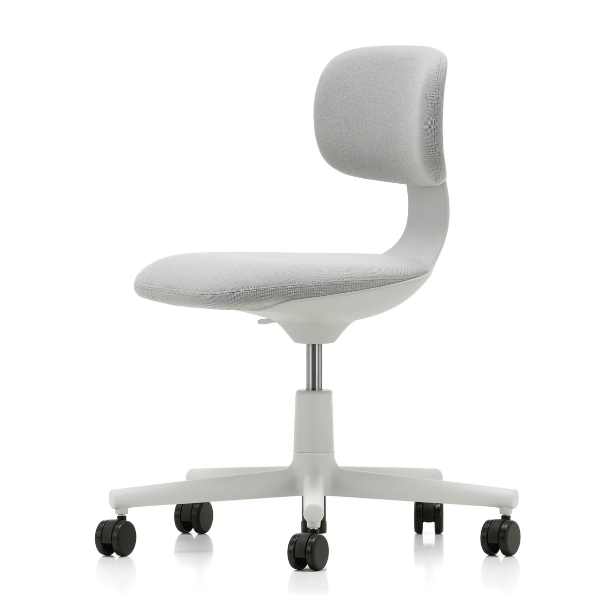 Vitra - Rookie Chaise de bureau, soft grey / Plano blanc crème / gris sierra (roulettes pour sols durs) Vitra - Rookie Chaise de bureau, soft grey / Plano blanc crème / gris sierra (roulettes pour sols durs)