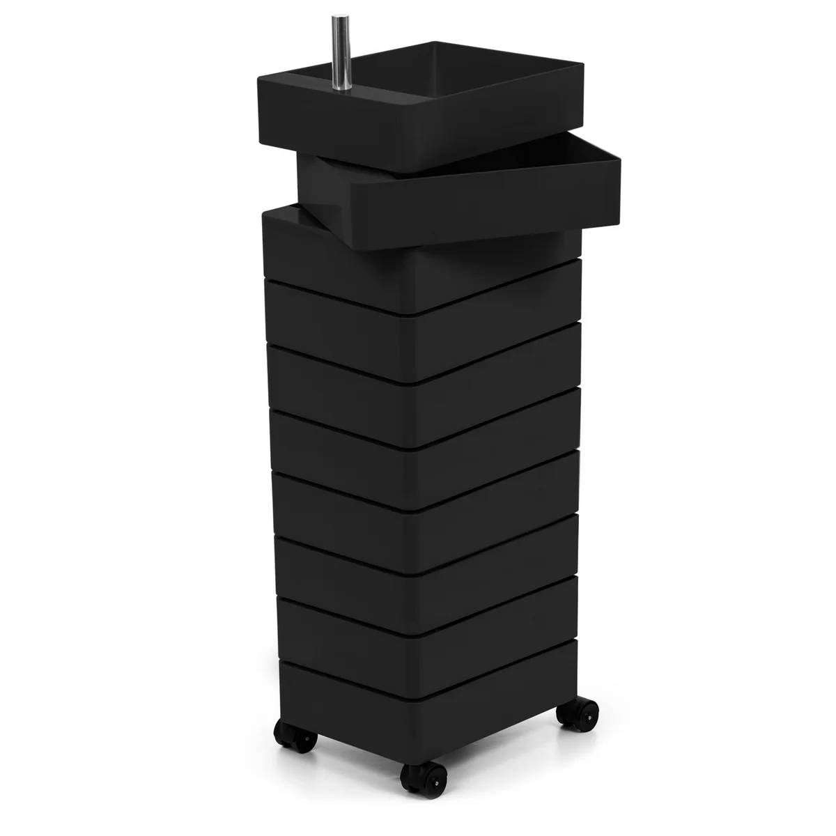 Magis - 360° Container 10 compartiments, noir Magis - 360° Container 10 compartiments, noir
