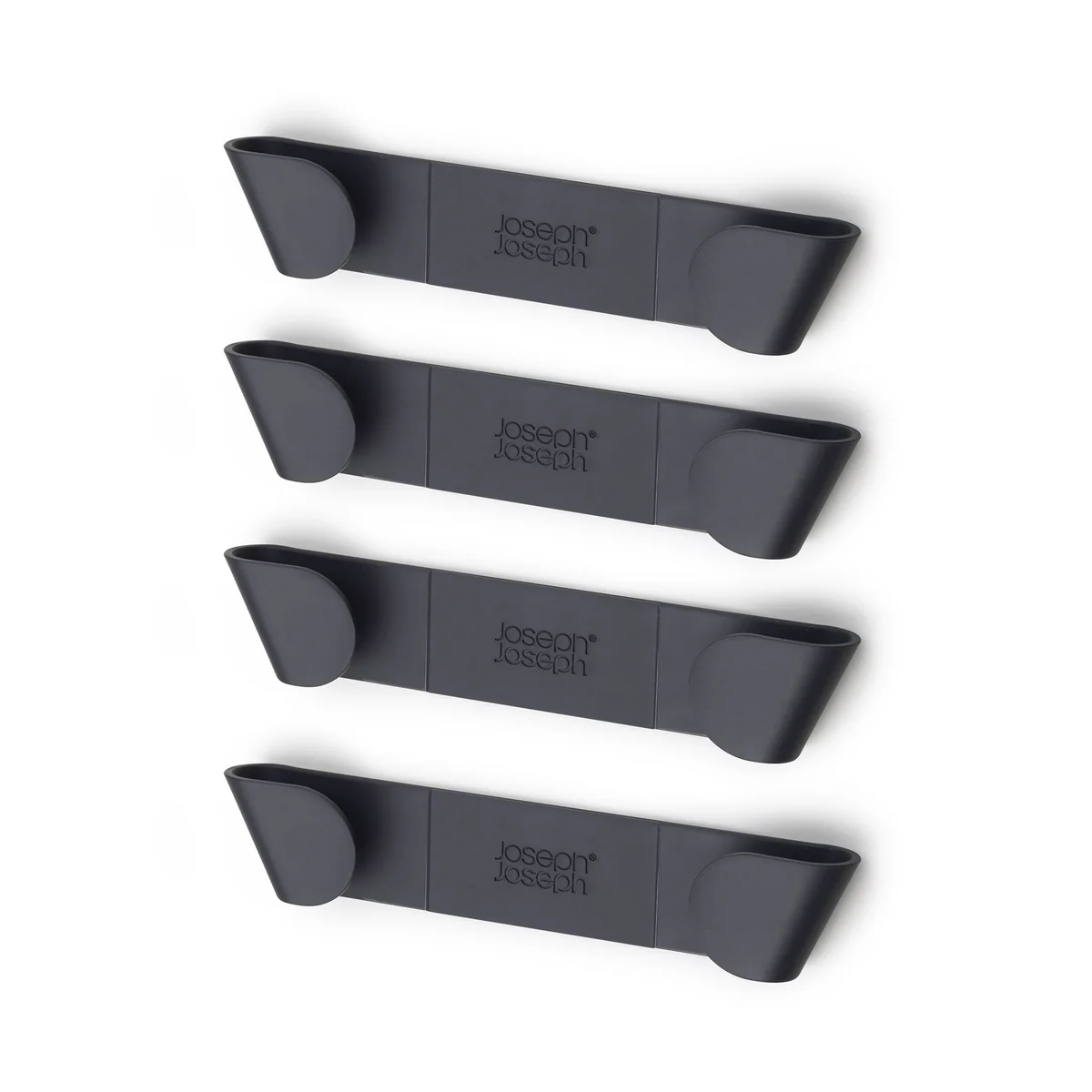 Joseph Joseph - CupboardStore Support de couvercle de casserole, gris foncé (set de 4) Joseph Joseph - CupboardStore Support de couvercle de casserole, gris foncé (set de 4)