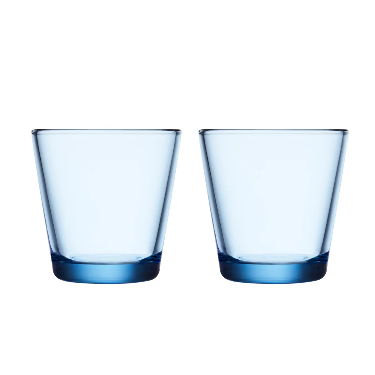 Iittala - Verre à eau « Kartio » 21 cl, couleur aqua (lot de 2)