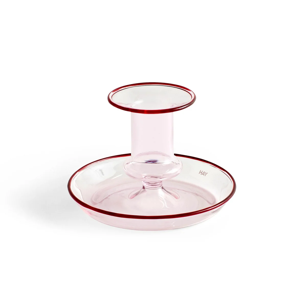 HAY - Flare Bougeoir, Ø 11 x H 7,5 cm, rose HAY - Flare Bougeoir, Ø 11 x H 7,5 cm, rose