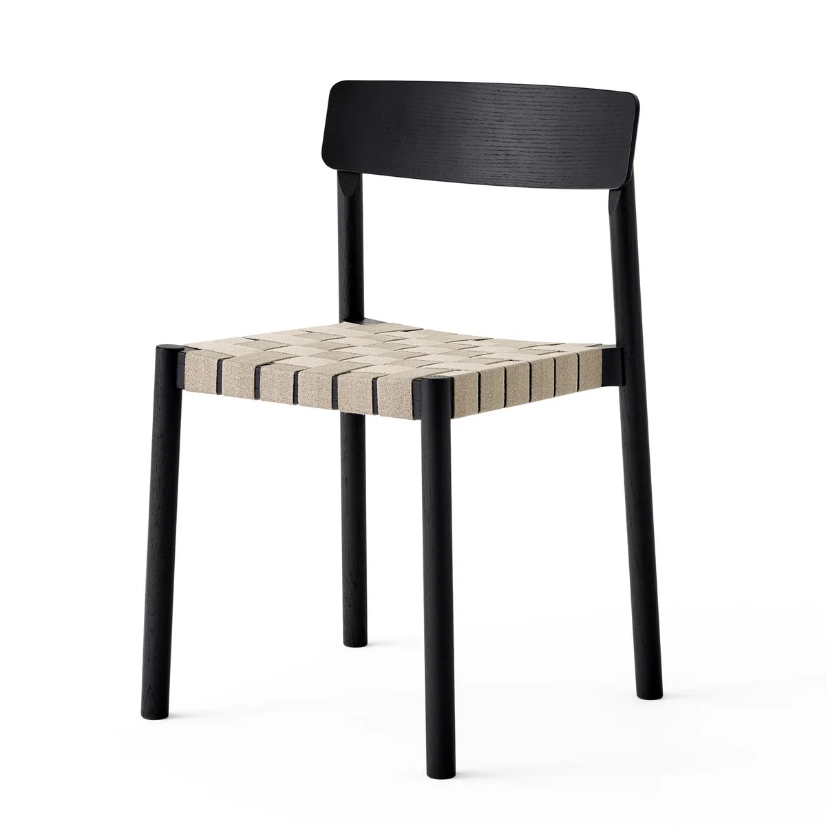 & Tradition - Betty TK1 Chaise, noir / nature & Tradition - Betty TK1 Chaise, noir / nature