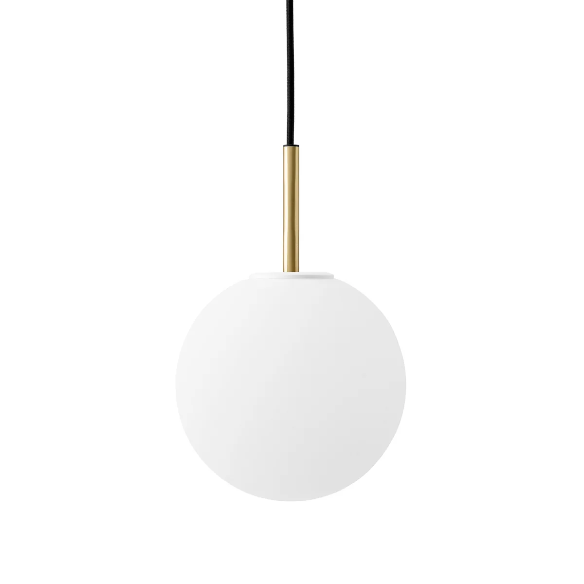Audo - TR Lampe à suspendre, laiton / ampoule opale mate