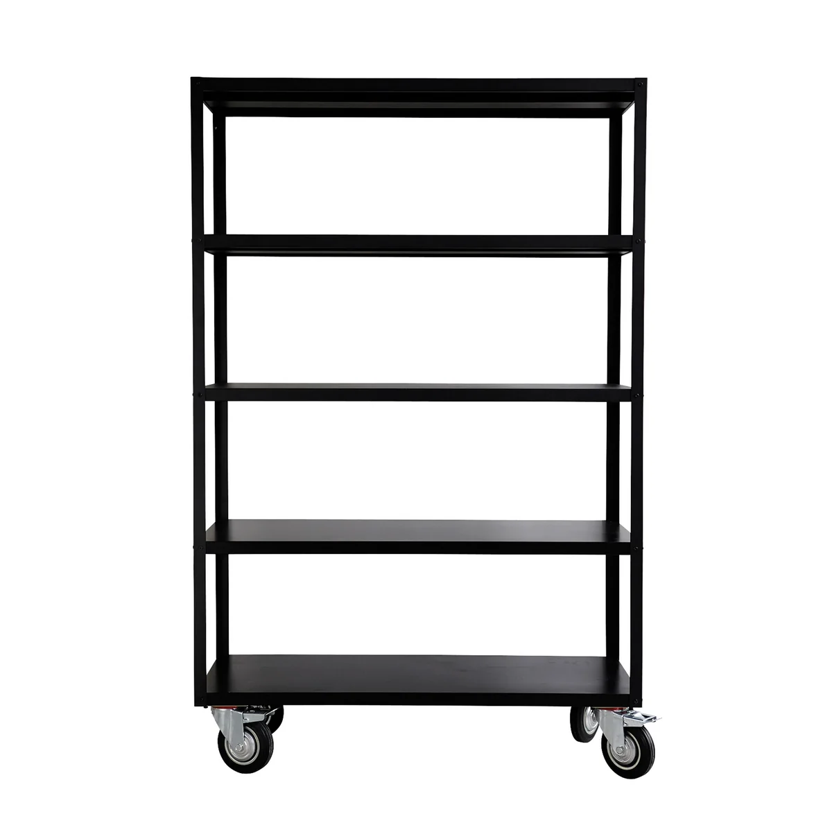 House doctor - Etagère à roulettes, noir mat House doctor - Etagère à roulettes, noir mat