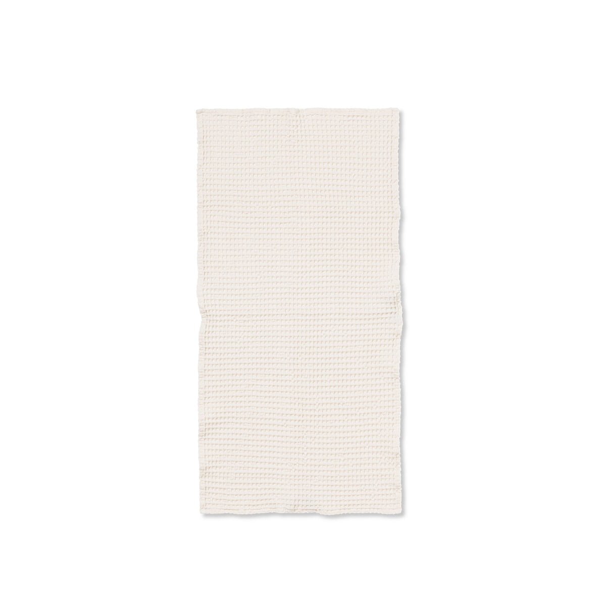 ferm living - organic serviette de bain, 100 x 50 cm, blanc