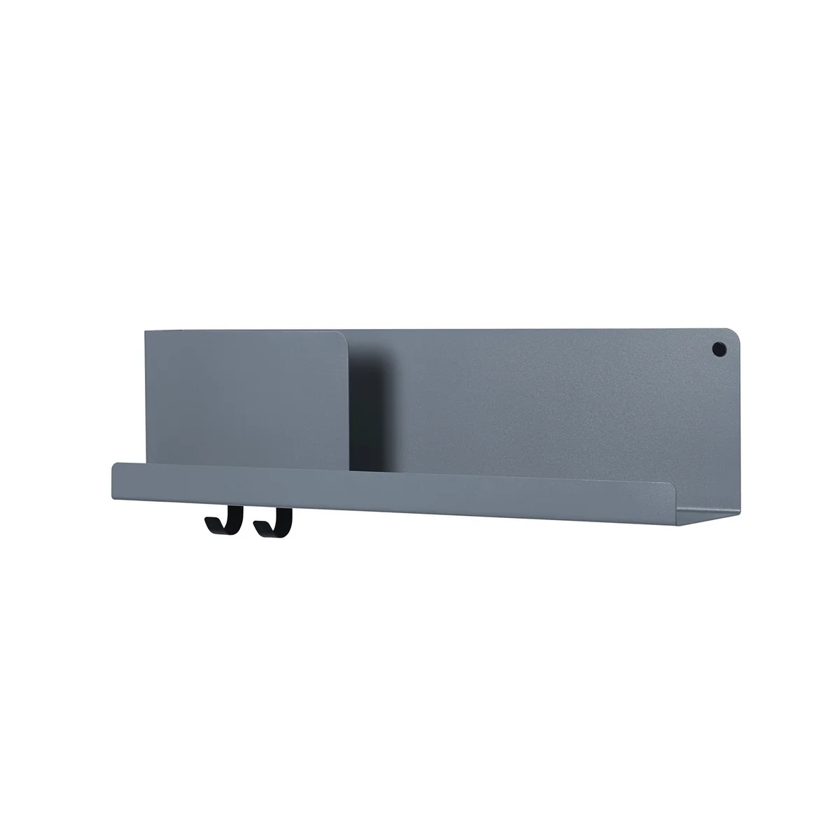 Muuto - Tablettes pliées 63 x 16,5 cm, bleu-gris Muuto - Tablettes pliées 63 x 16,5 cm, bleu-gris