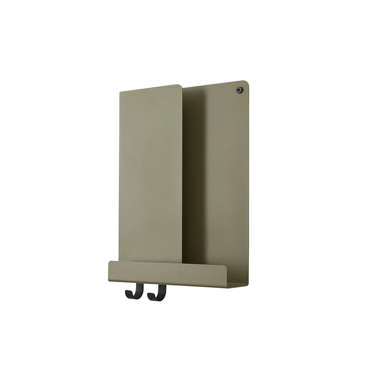 Muuto - Tablettes pliées, 2 9. 5 x 40 cm, olive