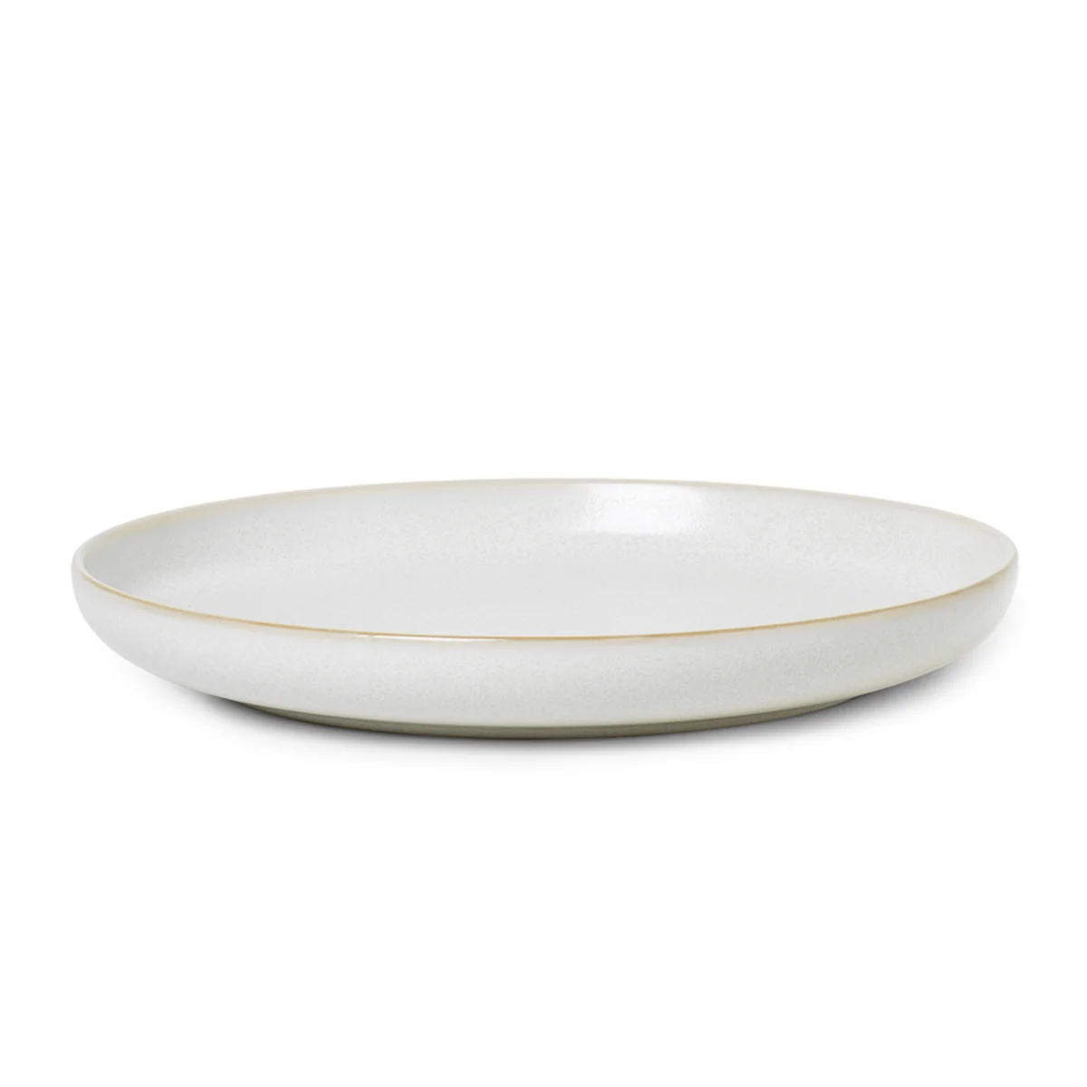 Ferm Living - Assiette sekki, grand ø 25,5 cm, blanc Ferm Living - Assiette sekki, grand ø 25,5 cm, blanc