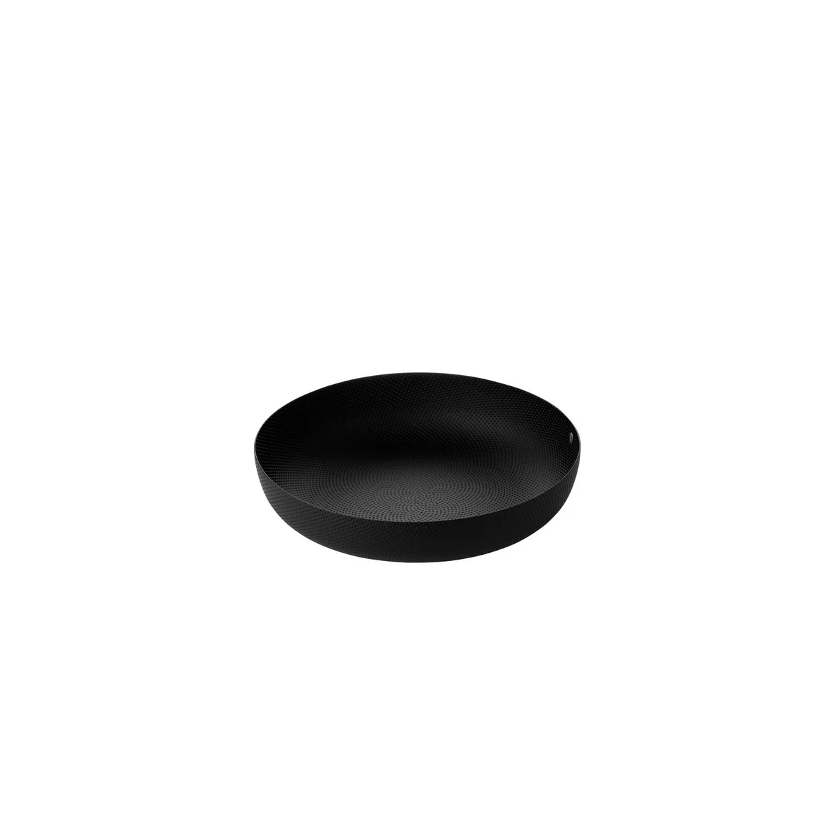Alessi - Bol, ø 21 x h 4,7 cm, noir avec décor en relief