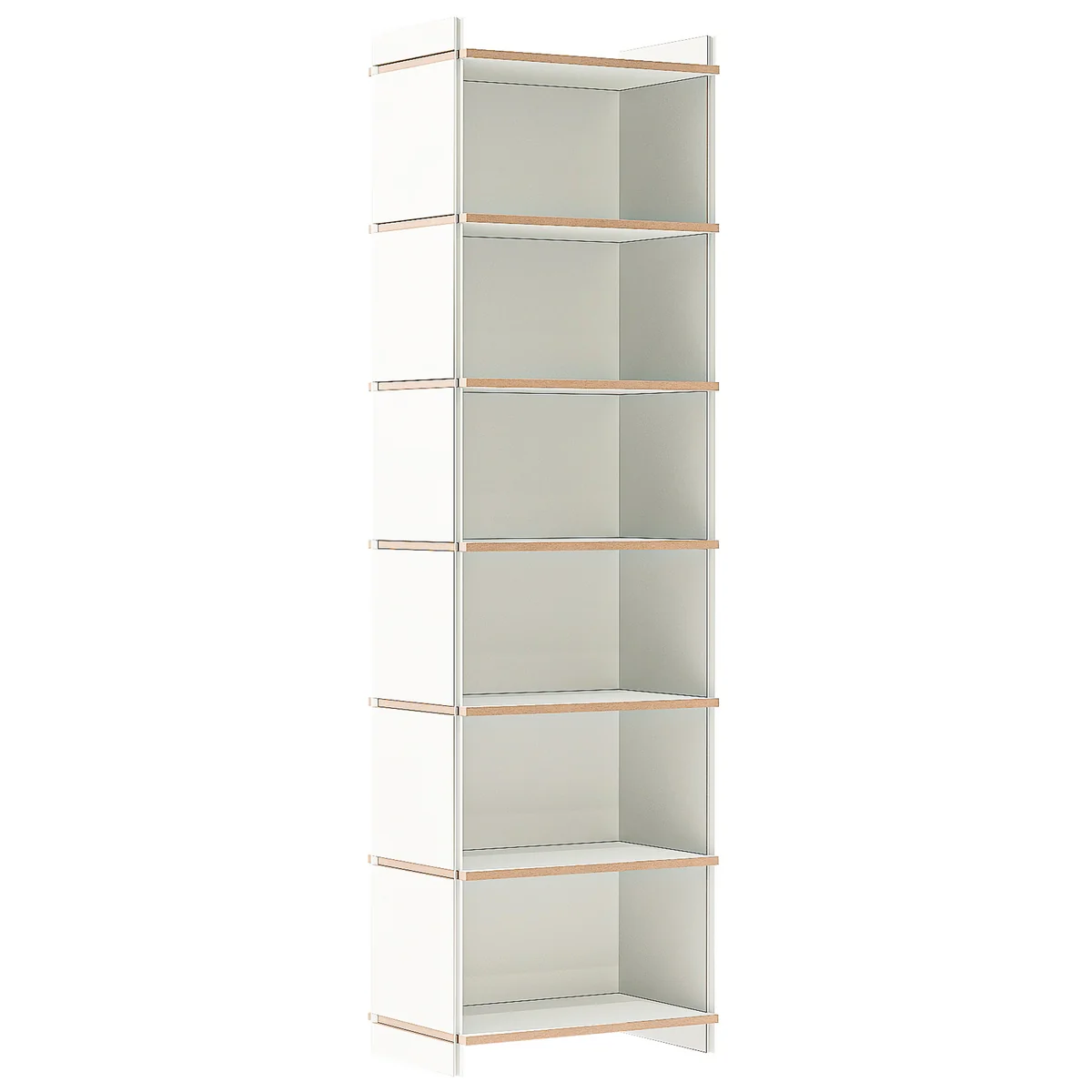 Tojo - étagères multiples, module de base sextuple, blanc Tojo - étagères multiples, module de base sextuple, blanc