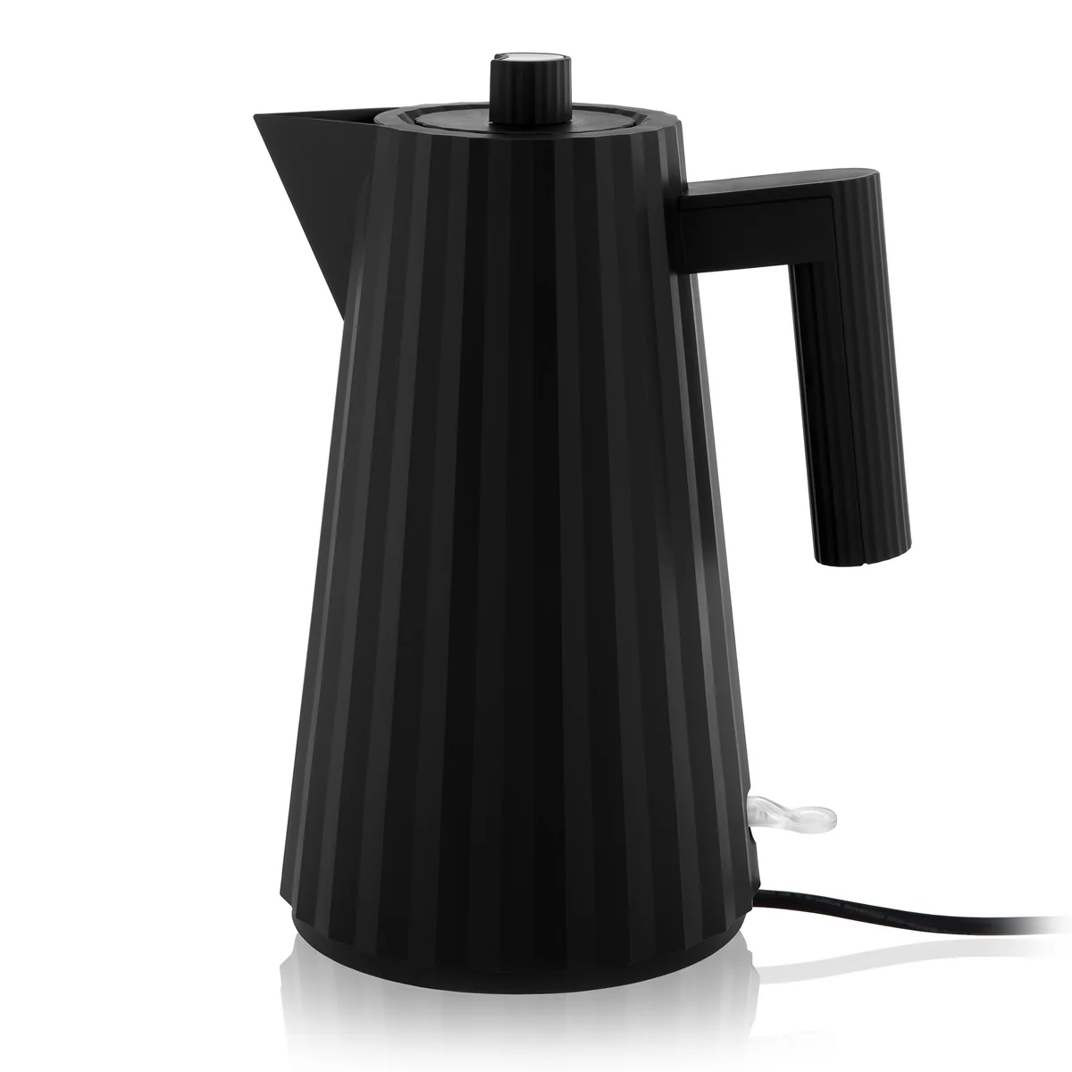 Alessi - Chauffe-eau Plissé 1,7 l, noir