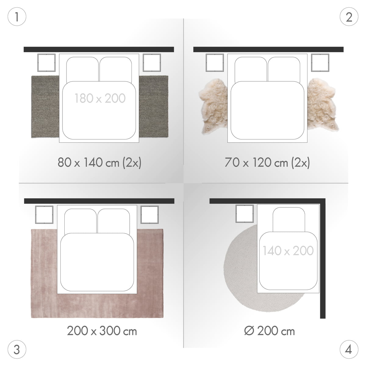 Sous-tapis antidérapant, doublure de tapis en PVC pour la maison, le