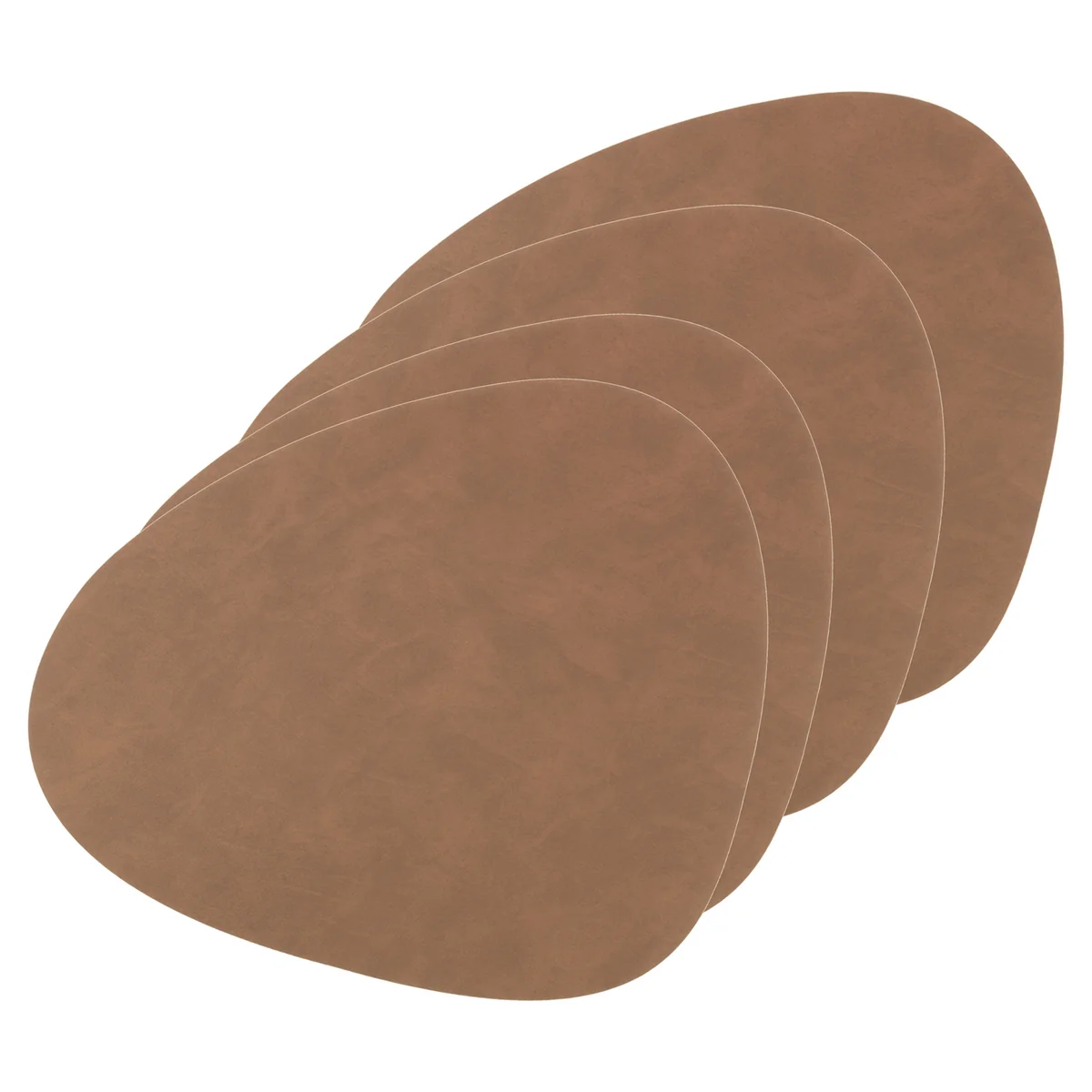 Lind DNA - Set de table Curve L, Nupo brown (jeu de 4) Lind DNA - Set de table Curve L, Nupo brown (jeu de 4)