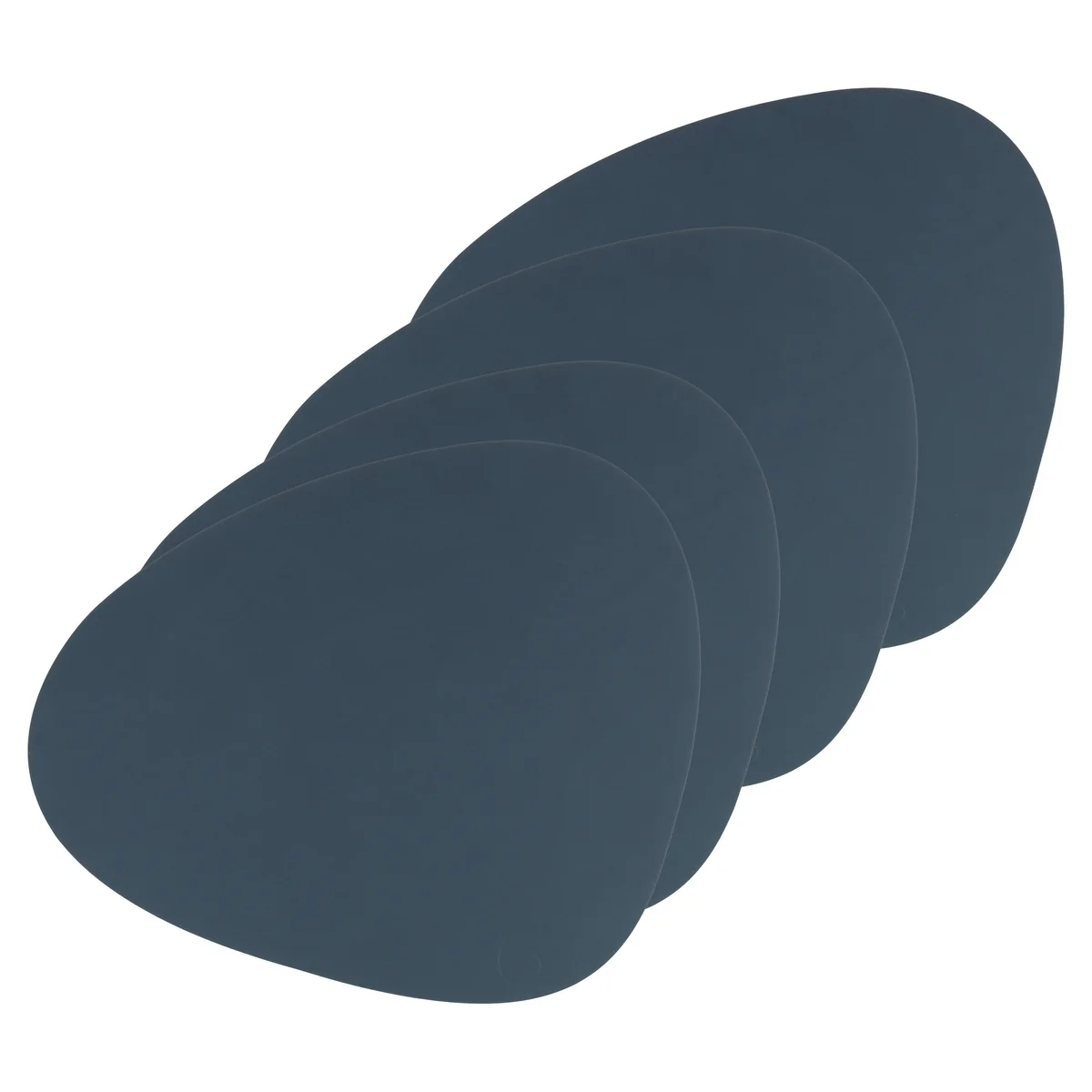 Lind DNA - Set de table Curve L, Nupo bleu foncé (jeu de 4)