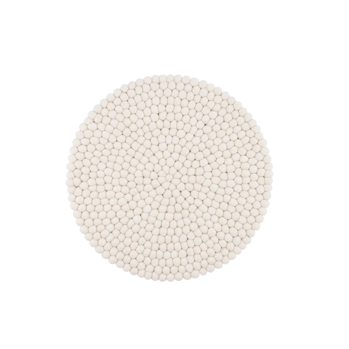 myfelt - Linéa coussin d'assise Ø 36 cm, blanc naturel myfelt - Linéa coussin d'assise Ø 36 cm, blanc naturel