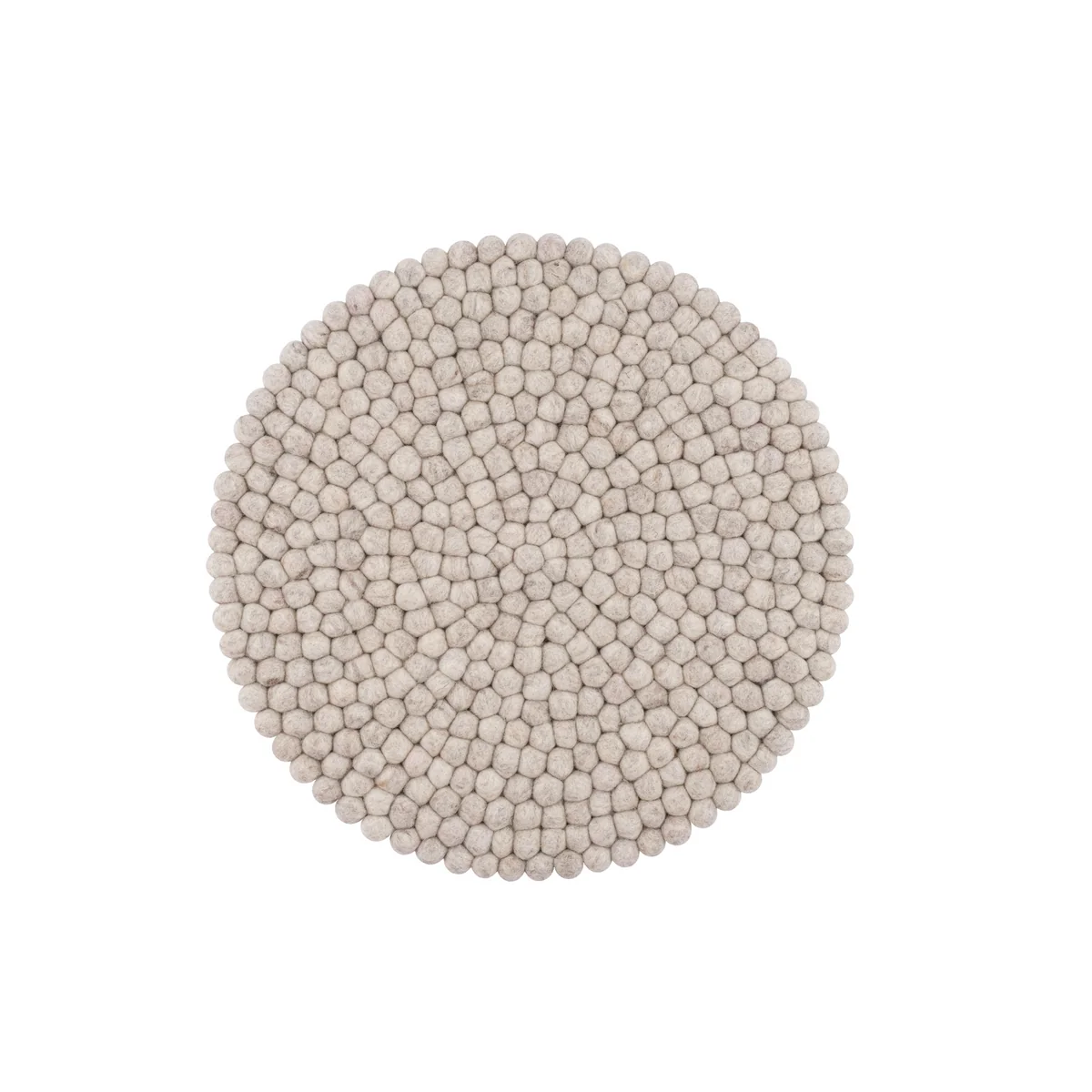 myfelt - Béla coussin d'assise Ø 36 cm, beige chiné myfelt - Béla coussin d'assise Ø 36 cm, beige chiné