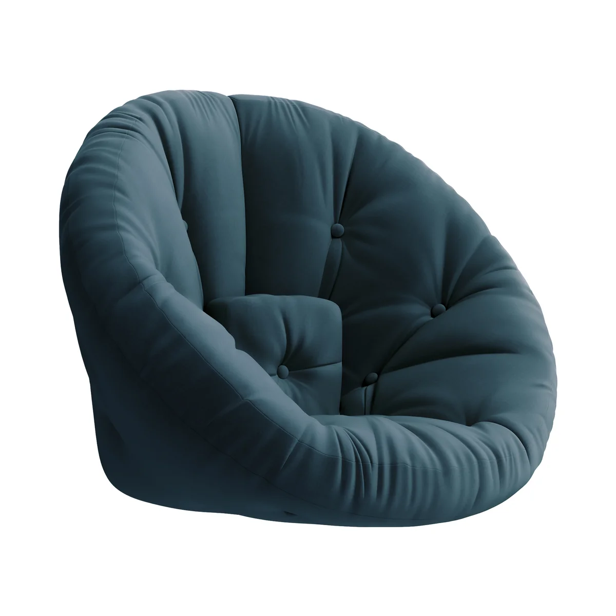 Karup - Nido Fauteuil pliant, bleu pétrole