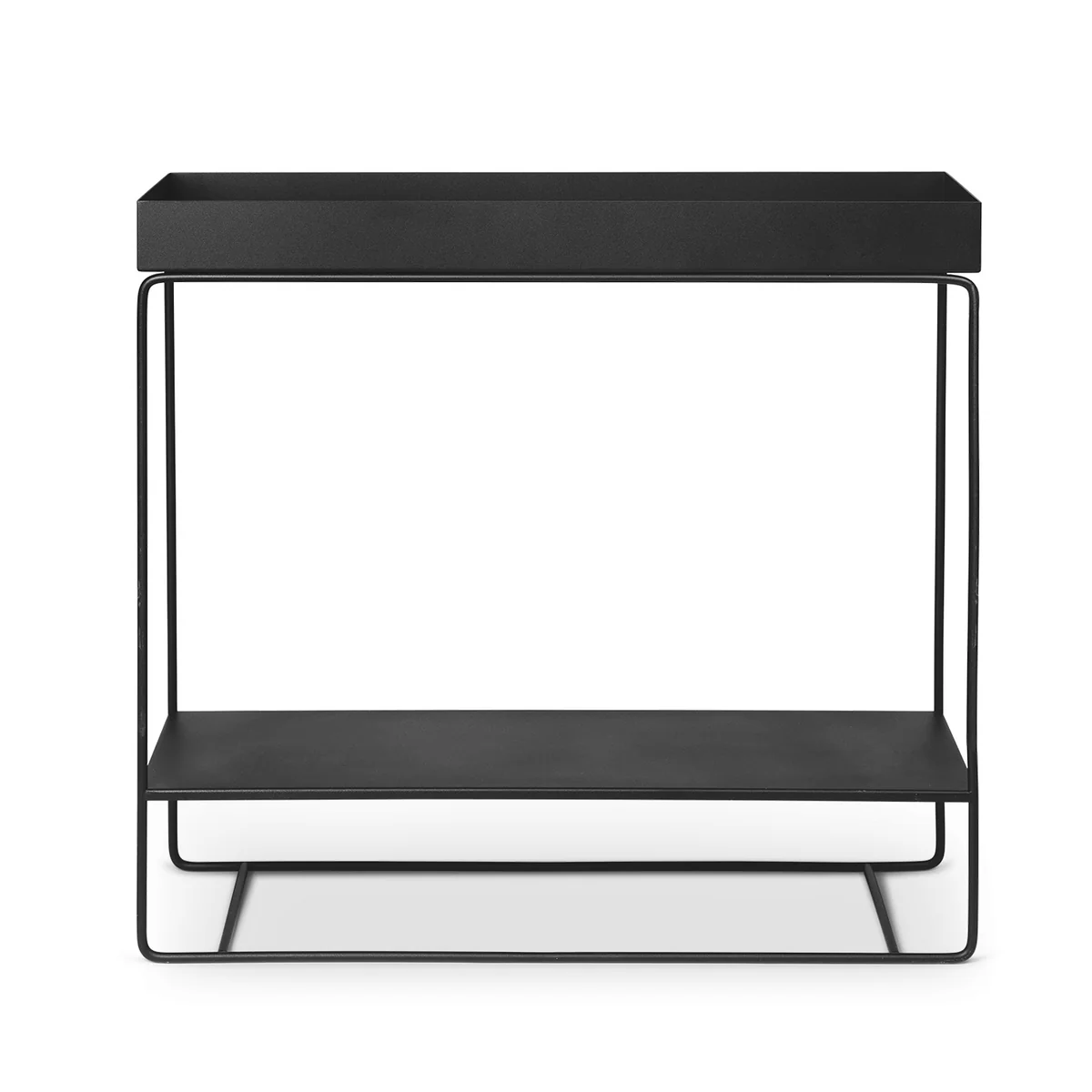 Ferm Living - Jardinière à 2 niveaux, noire Ferm Living - Jardinière à 2 niveaux, noire