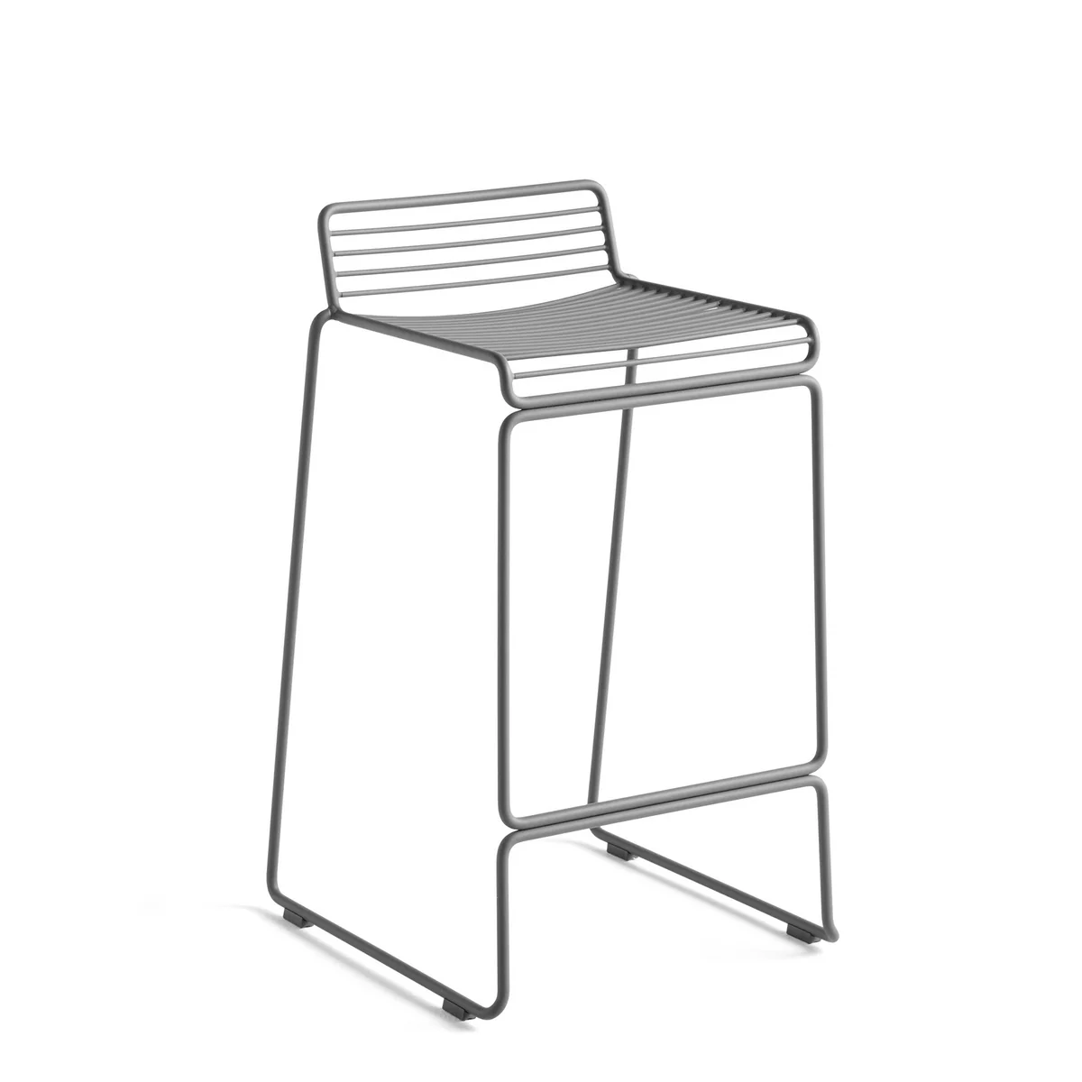 HAY - Hee Tabouret de bar low, asphalt grey HAY - Hee Tabouret de bar low, asphalt grey