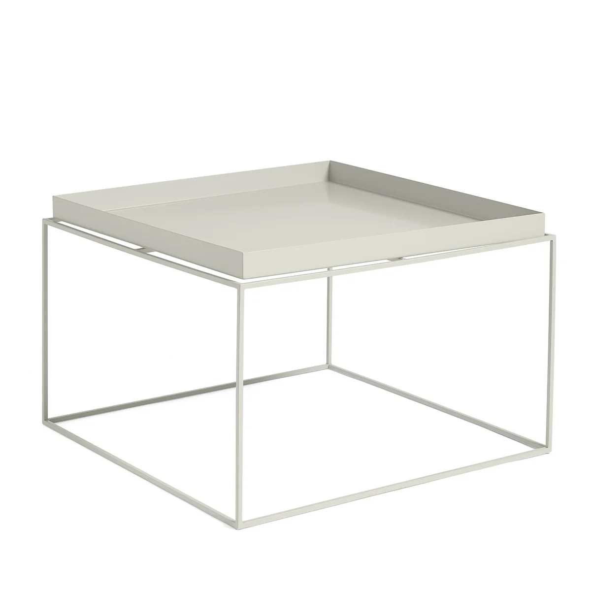 HAY - Table carré Tray, 60 x 60 cm, gris HAY - Table carré Tray, 60 x 60 cm, gris