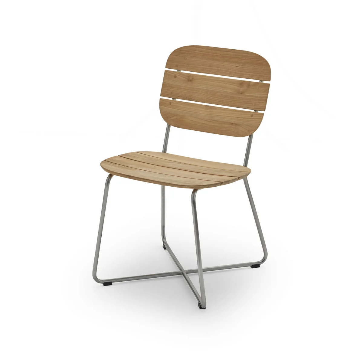 Fritz Hansen - Skagerak Lilium Chaise, teck / acier inoxydable Fritz Hansen - Skagerak Lilium Chaise, teck / acier inoxydable