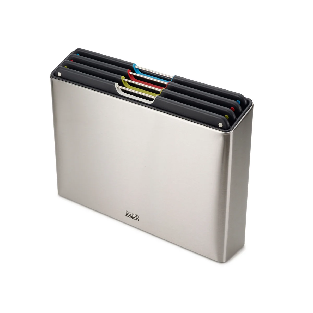 Joseph Joseph - Folio Steel Planches à découper en acier inoxydable (4 parties)