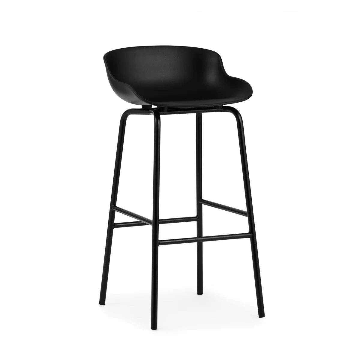 Normann Copenhagen - Hyg Tabouret de bar H 75 cm, noir Normann Copenhagen - Hyg Tabouret de bar H 75 cm, noir